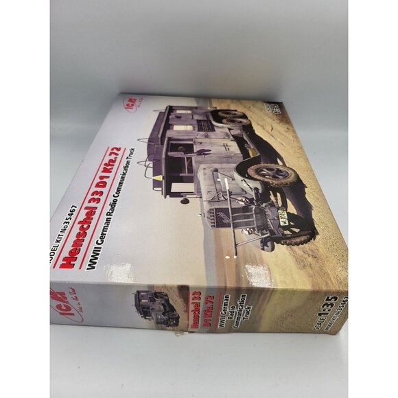 1/35 ICM Henschel 33 D1 Kfz.72 WWII German Radio Communication Truck #35467 - Picture 5 of 6